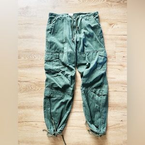 Rothco Midrise Army Green Cargo Pant with Drawstrings Size Small